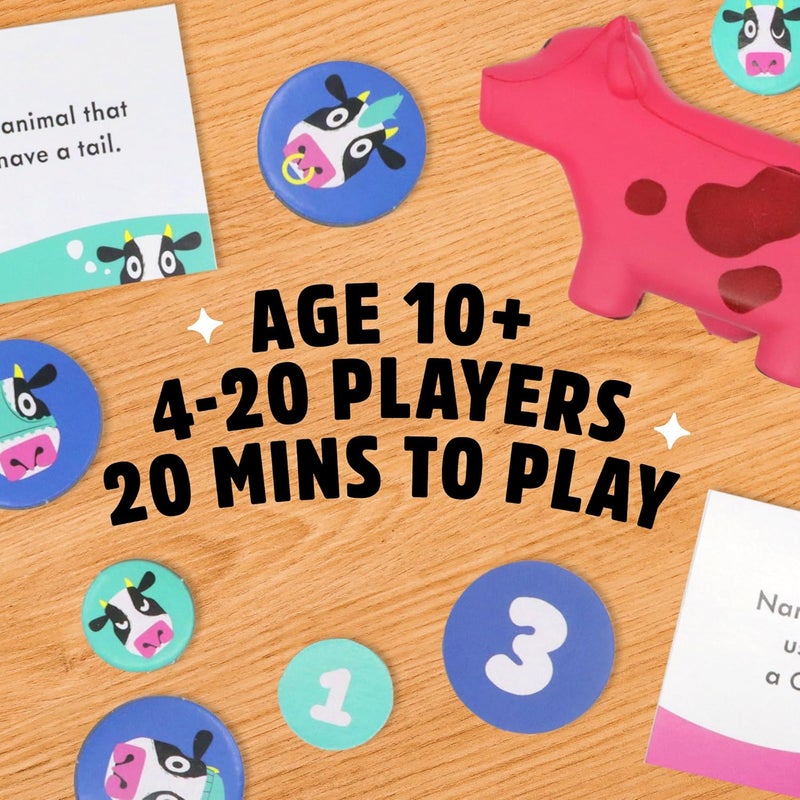 BIG POTATO Herd Mentality: Udderly Funny Family Board Game | Easy & Fun for Big Groups of 4-20 Players | Includes 20 Extra Exclusive Questions - Image 3